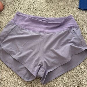 Outdoor voices purple shorts